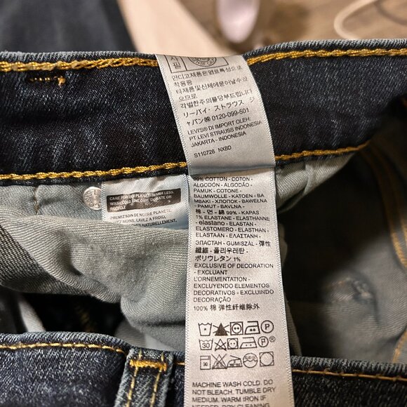 Levi's 511 Slim Fit Men's Jeans Size W34 L30 - Picture 5 of 6